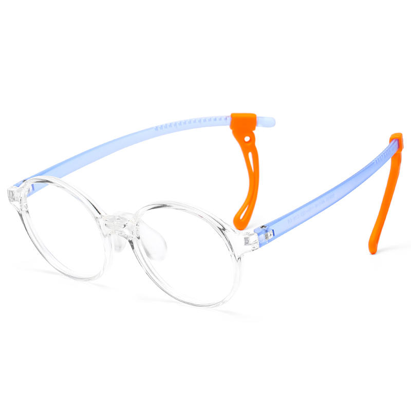 14.儿童可弯曲眼镜批发，儿童眼镜架保护硅胶托，TR90儿童眼镜架50933