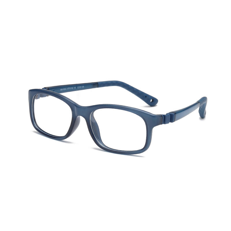 2021新型可弯曲软尼龙弹性体儿童光学眼镜架NN1004