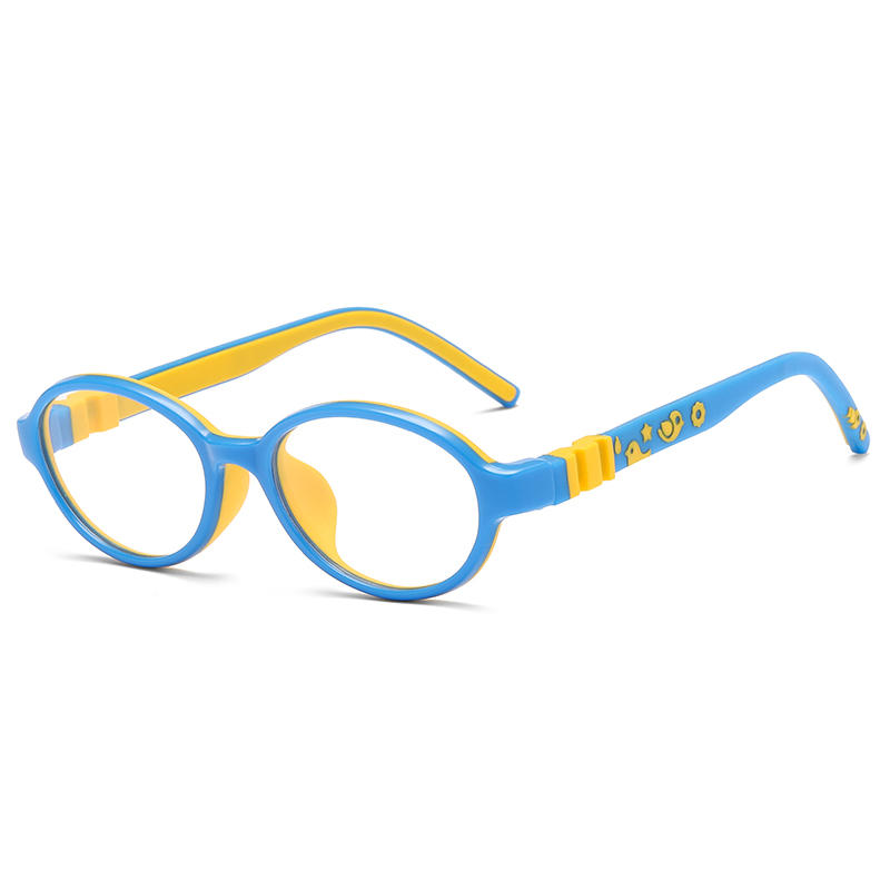 儿童名牌眼镜光学镜架面向儿童的低价基本眼镜架LT6649-c62