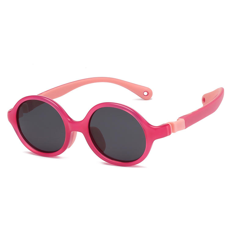 新款时尚粉红色圆形眼镜架时尚眼镜光学镜架LT8017-RTS