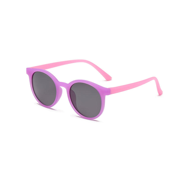 时尚儿童学步儿童男孩女孩 UV400 防护太阳镜反光镜片 2-7 岁 DM18038C-RTS