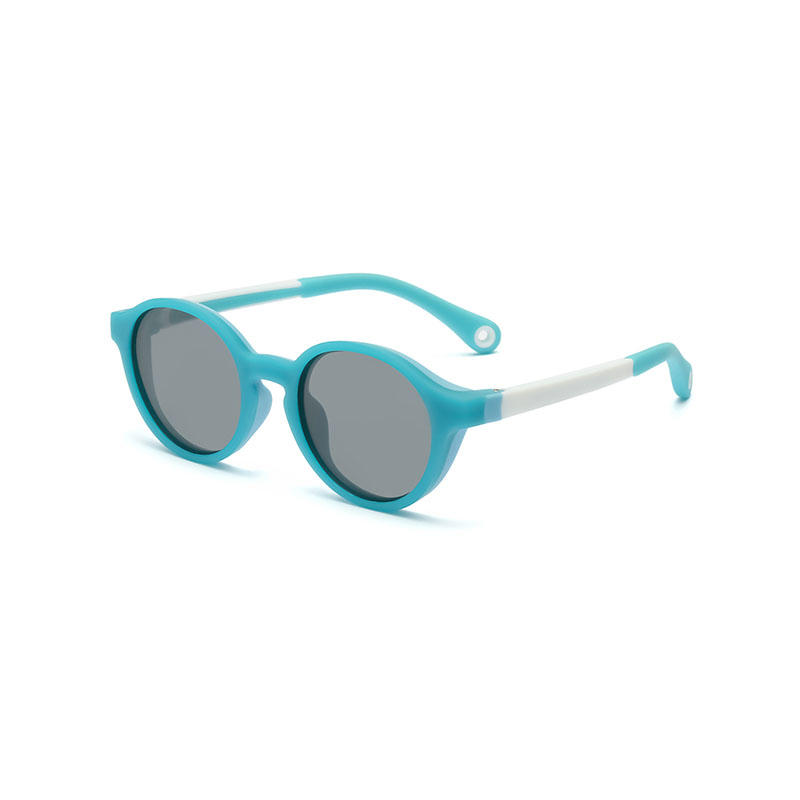 UV400 CAT3 时尚圆形儿童眼镜太阳镜 2021 DM18169B-RTS
